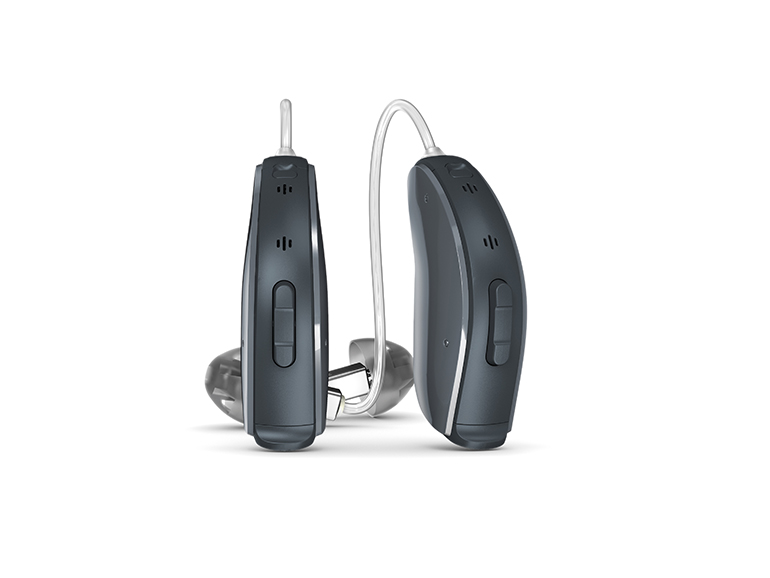 Image of a paring hearing aid device
